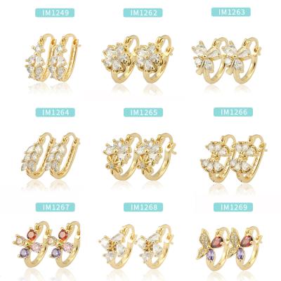 China IPMIN 2020 CLASSIC fashion jewelry earrings gold plated latest design interesting women earrings for sale