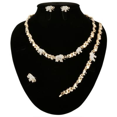 China CLASSIC IPMIN USA Style 2020 Hot Sale Fashion 18K Gold Plated XO Jewelry Set for sale