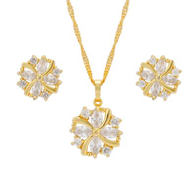 China 2020 CLASSIC IPMIN Europe Top Sale Woman Gold Jewelry Set for sale