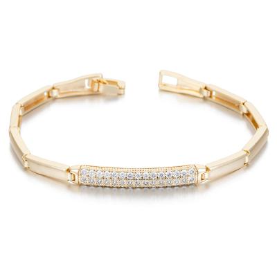 China CLASSIC Luxury Designer Chain Elegant Zircon Jewelry Bangle Bracelet For Women for sale