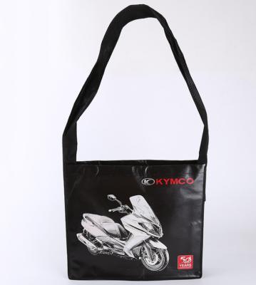 China Adjustable Strap Eco - Friendly PP Laminated Non Woven Shoulder Bag for sale