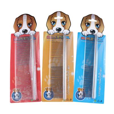 China Stainless Steel Pet Comb, High Quality Dog Grooming Comb, Stainless Steel Row Comb For Dogs, Dog Row Comb for sale