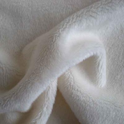 China Shrink-Resistant fabrics material for soft toys polyester China buy plush toy fabric baby cloth velboa fabric for sale