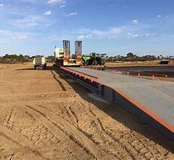 Chine 120 Ton Electronic Dump Truck Scale Portable Weighbridge à vendre