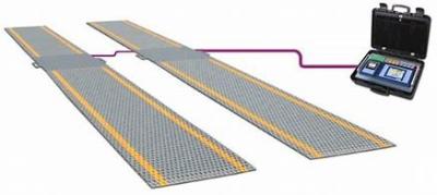 Chine Capacité de charge dynamique d'Axle Weighing Scales 30km/H 40T de contrôleur à vendre