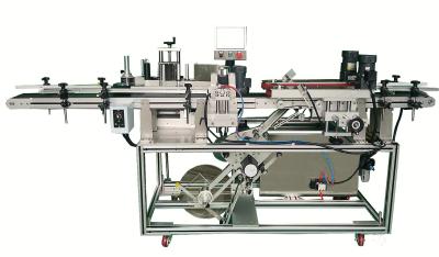 China automatische Aufkleber-Hersteller-Maschinen-Flaschen-Aufkleber-Maschine des Glas-380V für Körper-Unterseite zu verkaufen