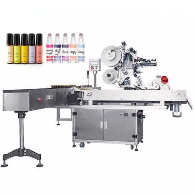 China High Speed Horizontal Hologram Sticker Labeler Automatic Plastic Tube Vial Bottle Labeling Machine Te koop