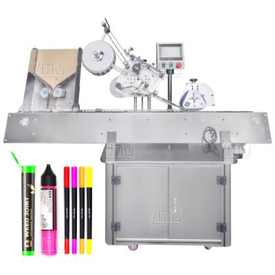 China YIMU YM215 Full Automatic Lip Pen Soft Tube Ampoule Horizontale Etiketteringsmachine Hoge snelheid Te koop