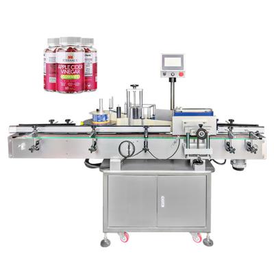 Cina YIMU YM510 Etichettatore automatico Bottiglie di plastica Bottine di supplemento di vitamina chimica Bottiglia rotonda Adesivo avvolgere intorno etichettatore in vendita