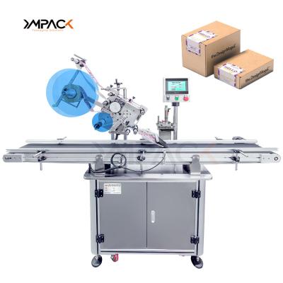 China YIMU Verpackungsmaschine Karton-Box Ecke Warp-Labeller Flachfläche Einfügen Etikettierungsmaschine zu verkaufen