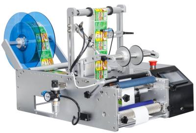 China Tischplattenrunde Rohr-halb automatische Flaschen-Etikettierer-Glasmaschine 25mm-100mm zu verkaufen