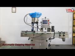 Stainless Steel Automatic Capping Machine Four Wheel 3000 Bottles / Hour Fast Speed