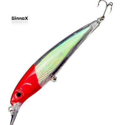 China ABS 11cm/13g Plastic 8cm/6g 3D Eyes Freshwater Saltwater Treble Hook Floating Bass Trout Walleye Hard Minnow Bait Lure for sale