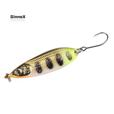 China Wholesale Bass Trout Walleye Crappie Freshwater Spoon 2g 3.5g 5g Saltwater Wholesale Artificial Hard Metal GINNOX Fishing Lure for sale