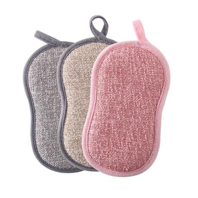 China New Direct Selling Microfiber Kitchen Sponge Kitchen Sponge Washable Kitchen Direct Selling Microfiber Dish Cleaning Sponge for sale