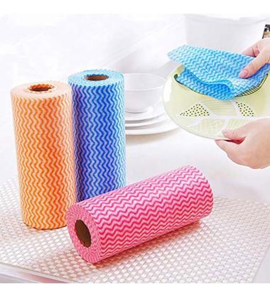 China Sustainable SHIP FAST maintenance products dish nonwoven fabric general purpose household goods easy to wash disposable cleaning soft touch for sale