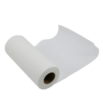 China Sustainable Wood Pulp Industrial Nonwoven Cleaning Wipes Bamboo Kitchen Roll for sale