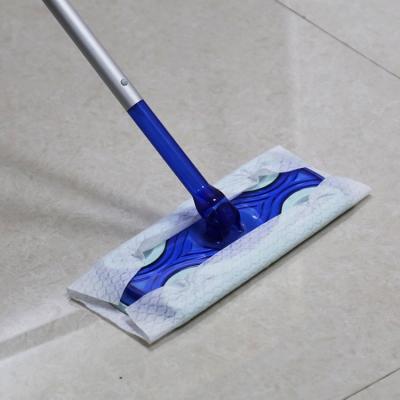 China Durable Anti-Static Cleaning Dusting Cloth Cloth For Disposable Dry Mop Floor Pad Refills for sale