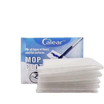 China Sustainable Non Woven Fabric Dry Floor Wipe Disposable Electrostatic Dusting Cloths for sale