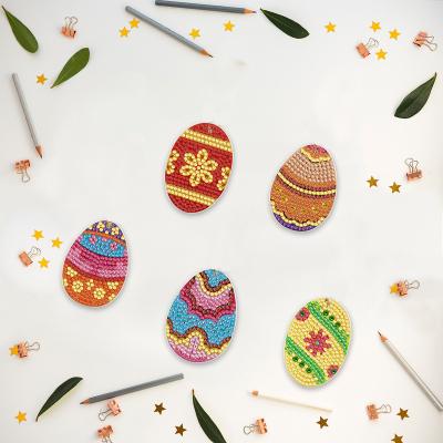 China New Magnetic Stickers Diamond Painting Stickers Fridge Magnets Colorful Classic/Postmodern DIY Egg Fridge Magnets for sale