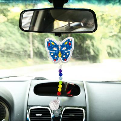 China New Classic/Postmodern Diamond Painting Butterfly Art Kit pingente carro diy diamante for sale