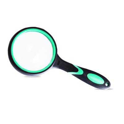 China Hot Selling Large Magnification Factory Magnifier Lens Reading Handheld Glass Magnifier for sale