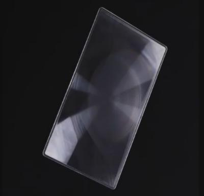 China 12 Inch Mobile Phone Screen Magnifier Lens Acrylic Fresnel Lens Optical Magnifier for sale