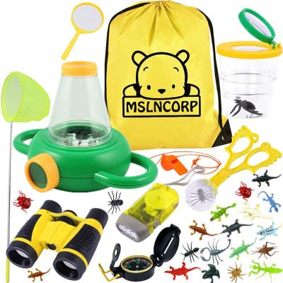 China Funny Educational Toy Kids Explorer Kit and Nature Exploration Toy with Vest and Hat Costume for Boys Girls for sale