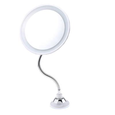 China LED Lighted Magnifying Makeup Mirror With Lights Magnifier Lamp Travel Pocket Wall Frame Power Style Glass Bathroom for sale