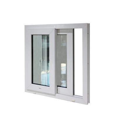 China Magnetic Screen Latest Window Designs Custom Windows Windproof Sealing Pvc For Sliding Plastic Frame Custom Windows for sale