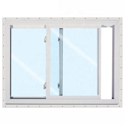 China Magnetic Screen 2023 Hot Selling Products Pvc Sliding Window China Factory Price Sliding Windows With Screens Pvc For Chicken Coop for sale