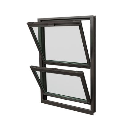 China Magnetic Screen Latest Window Designs Custom Windows Factory Double Hung Black Window Aluminum Alloy Doors And Custom Windows for sale