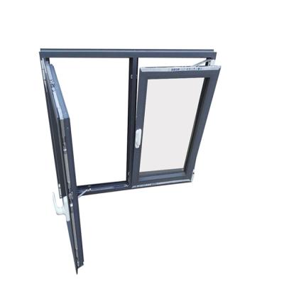 China Magnetic Screen 2023 Novel Products Casement Window Aluminum  Impact Resistant Casement Windows Kitchen Casement Window Aluminium for sale