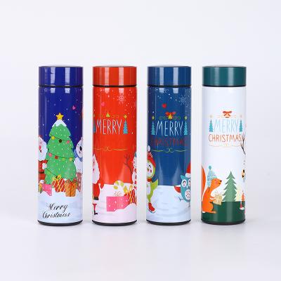 China Stocked STARLII 500ml digital thermos stainless steel vacuum flask christmas smart water bottle with led temperature for sale