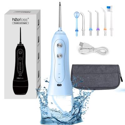 China IPX7 Waterproof Dental Oral Irrigator Water Flosser Water Toothpick h2o toothpick h2ofloss oral floss teeth clean dental oral irrigator for sale