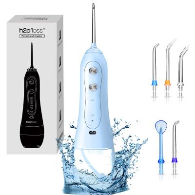 China Best cheap oral irrigator usb rechargeable cordless IPX7 waterproof pressurize oral dental irrigador for portable travel water flosser teeth for sale