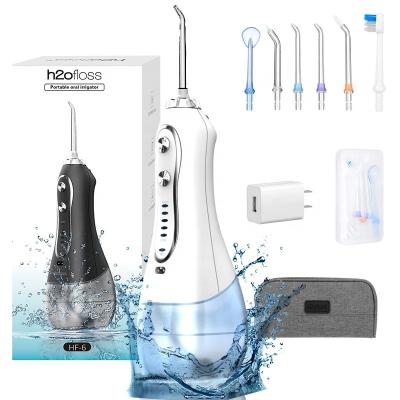 China IPX7 Waterproof Water Floss Mini Portable 300ml Rise h2ofloss Pulse Water Flosser Water Flosser Wireless Water Pick oral irrigator for sale