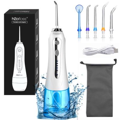 China IPX7 waterproof 2021 NEW waterproof portable electric dental water Flosser Irrigator factory waterproof h2ofloss IPX7 USB waterproof for sale