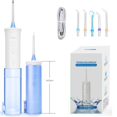 China ABS 2021 Best Selling Rechargeable Oral Irrigator With Gravity Ball For Back Teeth Cleaner OEM/ODM 200ML for sale