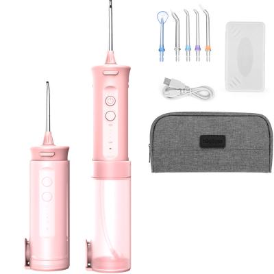 China 2021 New OEM 2021 Food Grade ABS Dental Care Oral Irrigator Cordless Water Flosser With 300ml Water Tank Factory Supply Not Electric Brush for sale