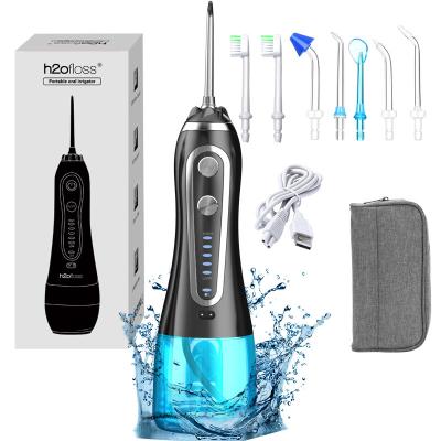 China IPX7 Tooth Irrigator New H20floss 300ml Waterproof Dental Oral Water Jet Dental Floss Electrical Water Jet Floss Not Electronic Toothbrush for sale