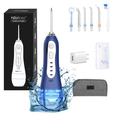 China Best cheap oral irrigator usb rechargeable cordless IPX7 waterproof pressurize oral dental irrigador for portable travel water flosser teeth for sale