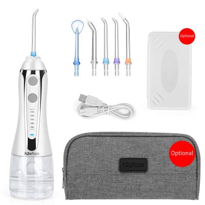 China IPX7 Portable/Rechargeable IPX7 Ultra Water Floss Waterproof Dental/Oral Irrigator H2ofloss Waterproof 5 Modes 300mL for sale