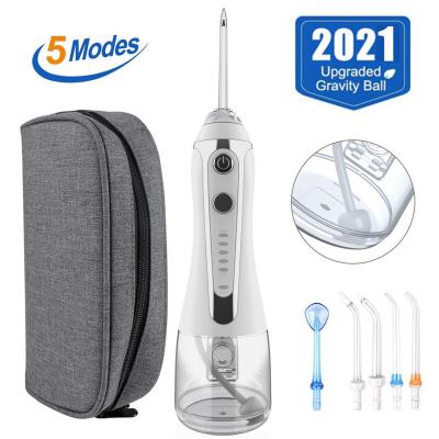 China 2021new Portable Rechargeable IPX7 Dental Oral Irrigator H2ofloss IPX7 Water Proof Floss Waterproof 5 Modes Not Electric Toothbrush for sale