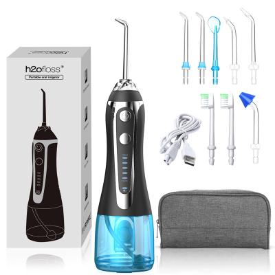 China IPX7 water flosser dental water flosser h2ofloss hf2 dental water flosser dental electric dental oral irrigator waterproof wireless waterflosser for sale