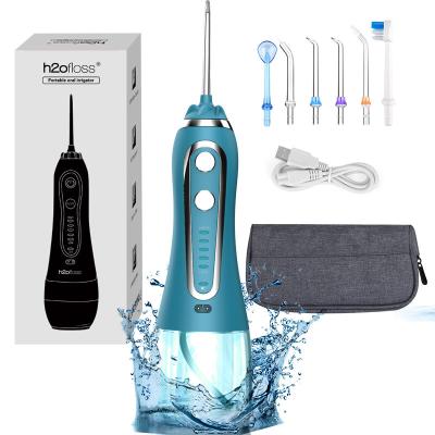 China Portable Wireless Oral Dental Irrigator Toothbrush Car Water Flosser Water Flosser Electric Water Flosser Flosser for sale