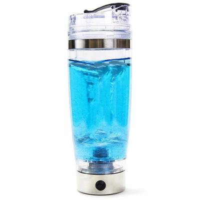 China Viable Motivation Electric Plastic Protein Shaker Gym Fitness Shaker Bottle for sale