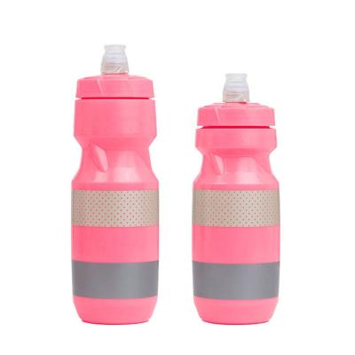 China 610ML 710ML Sport Running Water Bottle PE Squeeze Reusable Plastic Viable Mountain Bike for sale