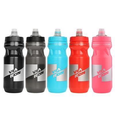 China 710ML Sustainable BPA Free Plastic PE Bicycle Running Sports Water Bottle With Spout Mouth for sale