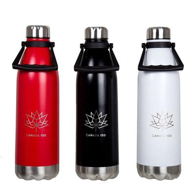 China 1.8L Large Capacity 18/8 Stainless Steel Cola Shape Vacuum Insulation Thermos PORTABLE Water Flask With Strap for sale